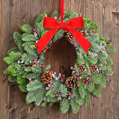 Miniatura 472 de Chuangdi 3/8 pulgadas, 60 yardas, cinta de terciopelo azul verde azulado de Navidad, cintas anchas de terciopelo vintage para adornos de árbol