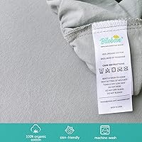 Vista 4 de Sábanas de moisés compatibles con Maxi-COSI Iora moisés, 100% algodón, paquete de 2, sábana de moisés ultra suave para bebé, gris