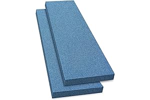 olanglab 48 in x 12 in Blue Fabric Acoustic Wall Panel 2-Pack