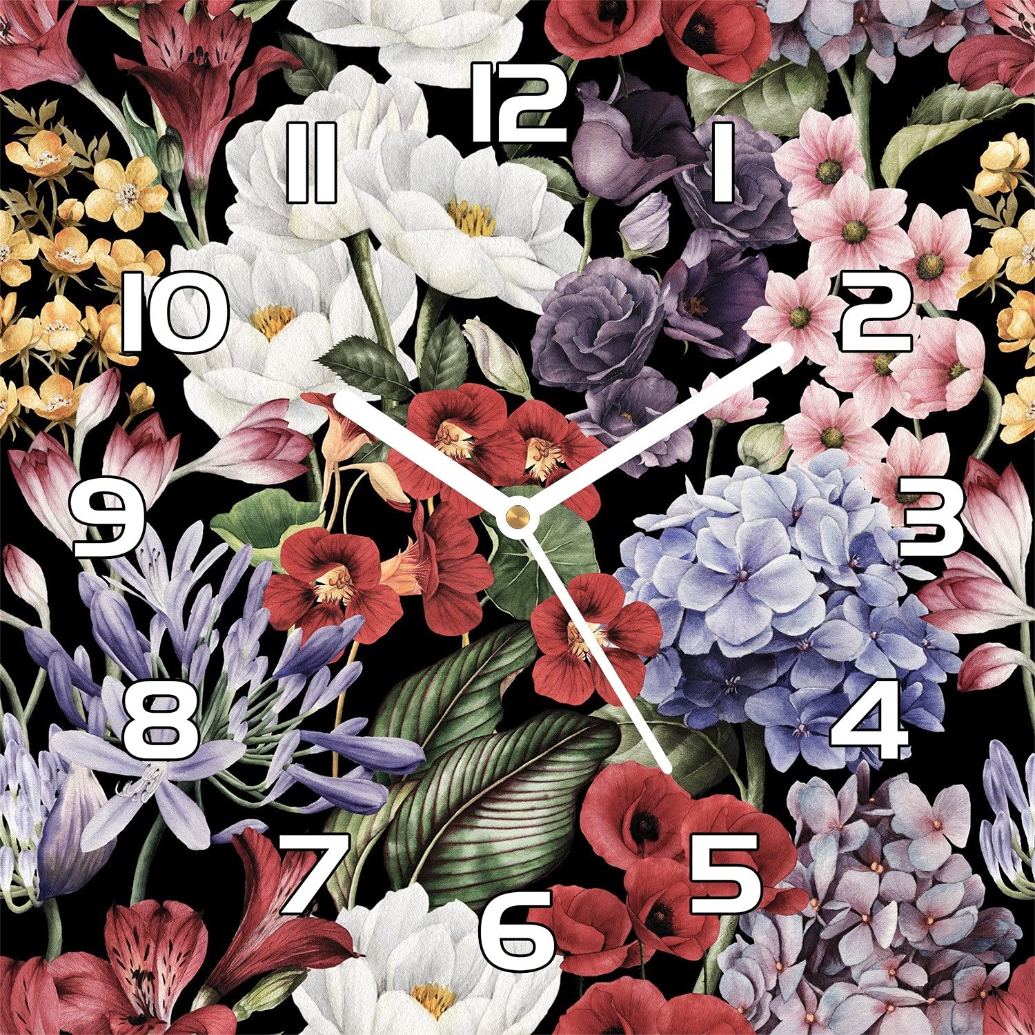 Horloge en verre silencieuse et moderne pour décorer votre salon