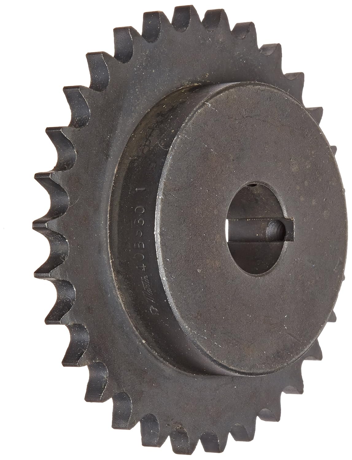 Martin Roller Chain Sprocket, Bored-to-Size, Type B Hub, Single Strand, 40 Chain Size, 0.5" Pitch, 30 Teeth, 1" Bore Dia., 5.057" OD, 3.25" Hub Dia., 0.284" Width
