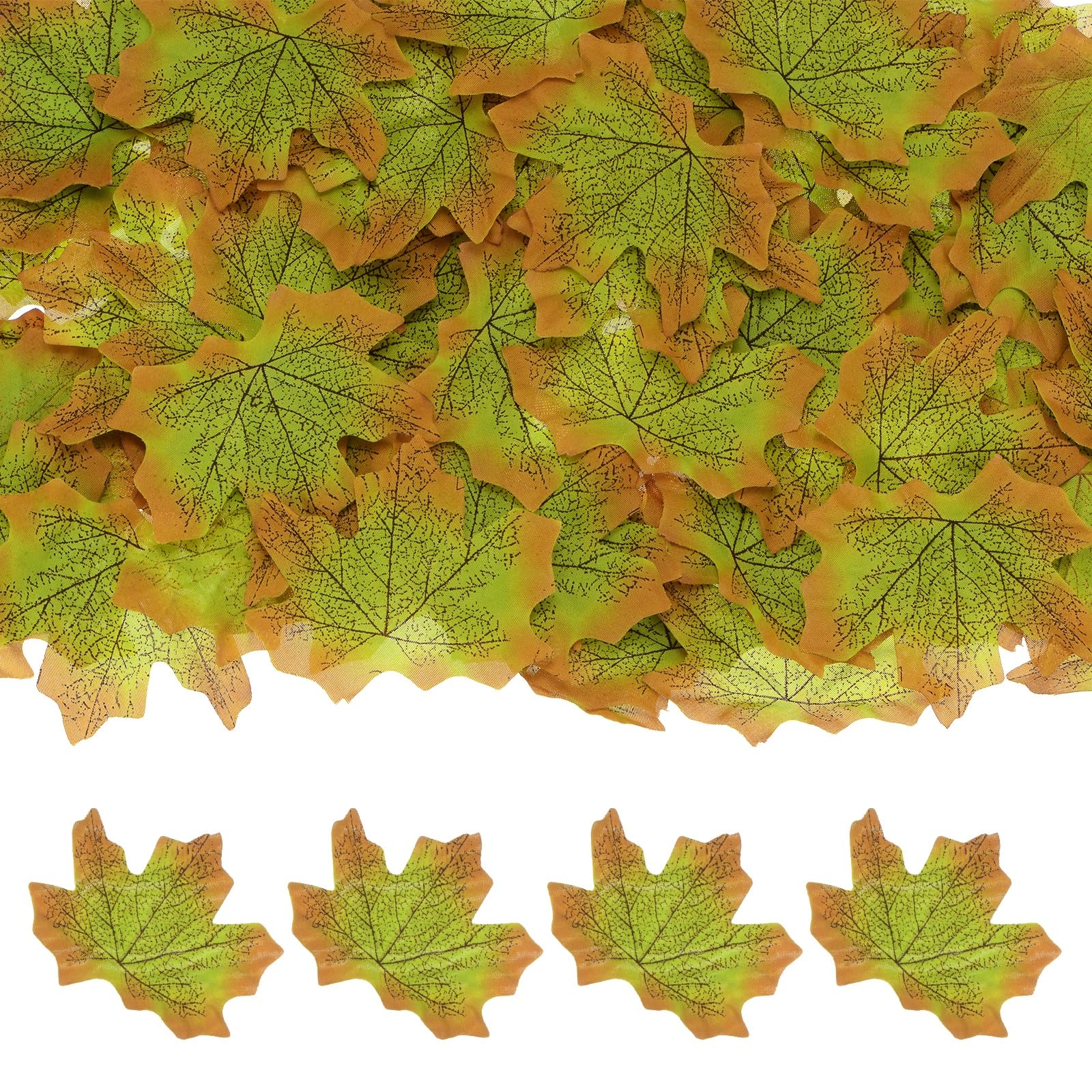 M METERXITY 500-Pack Artificial Maple Leaves