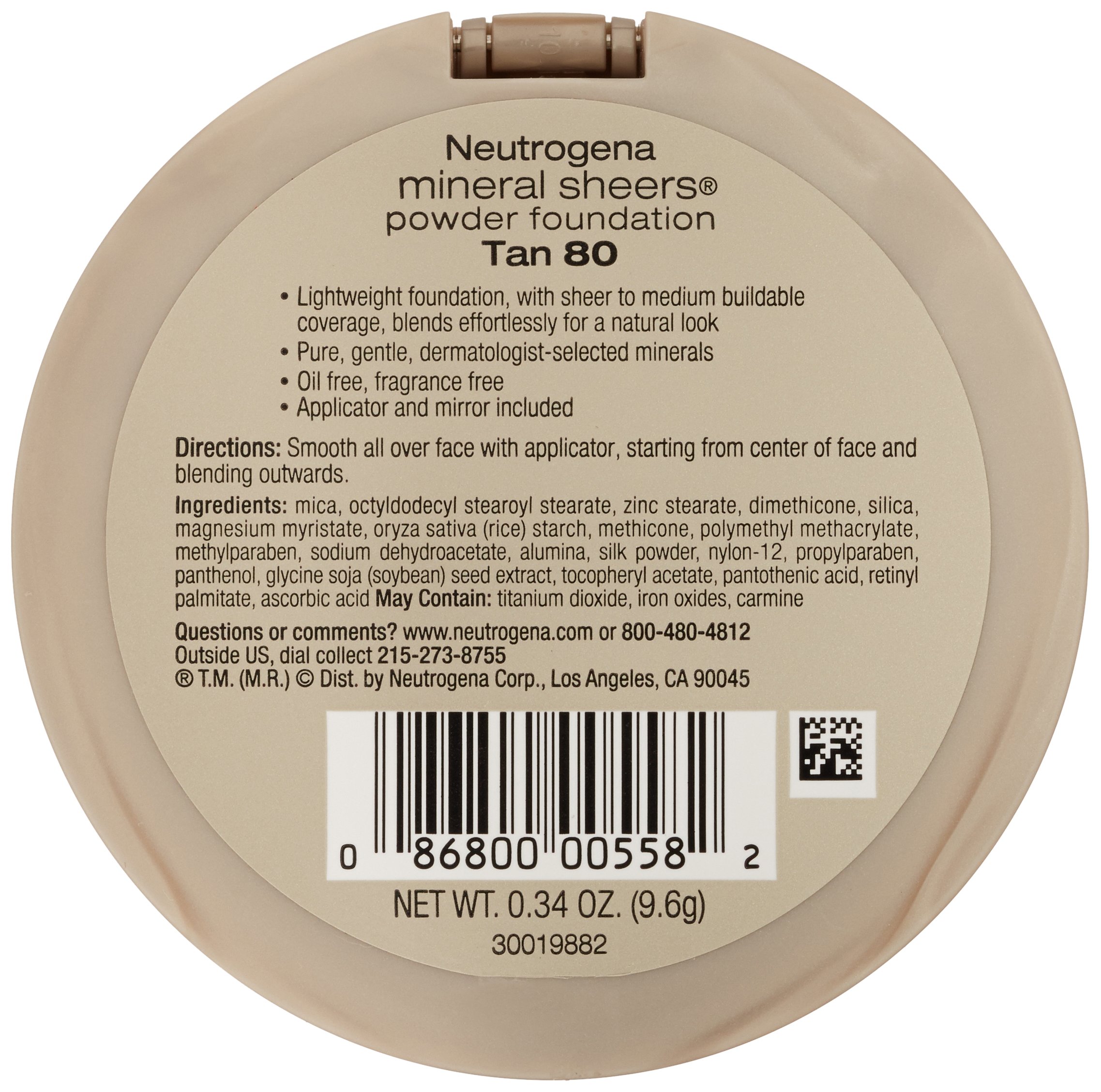 Amazon.com : Neutrogena Mineral Sheers Compact Powder Foundation
