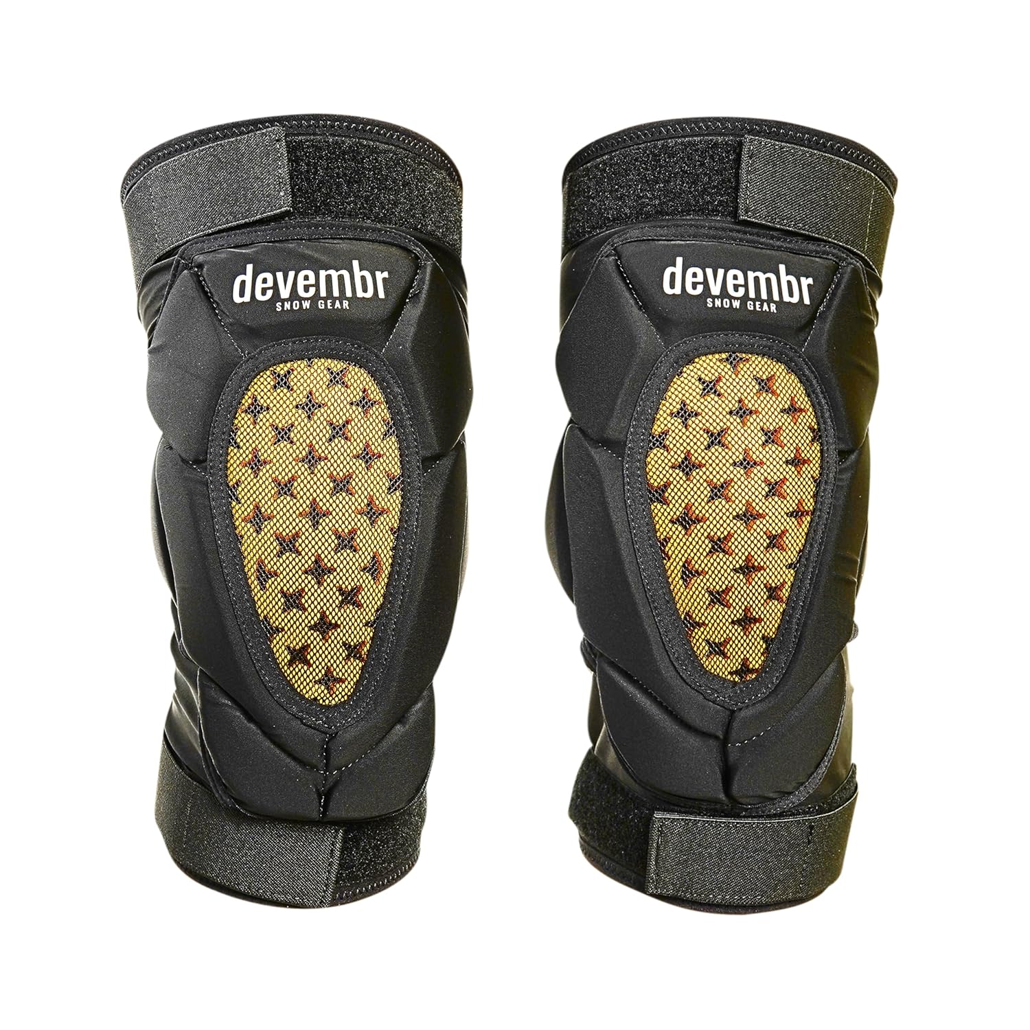 devembr Knee Pads Snowboarding for Women, Men - Impact Absorption Cushion Protection, Cold Resistance for Skate Ski - L