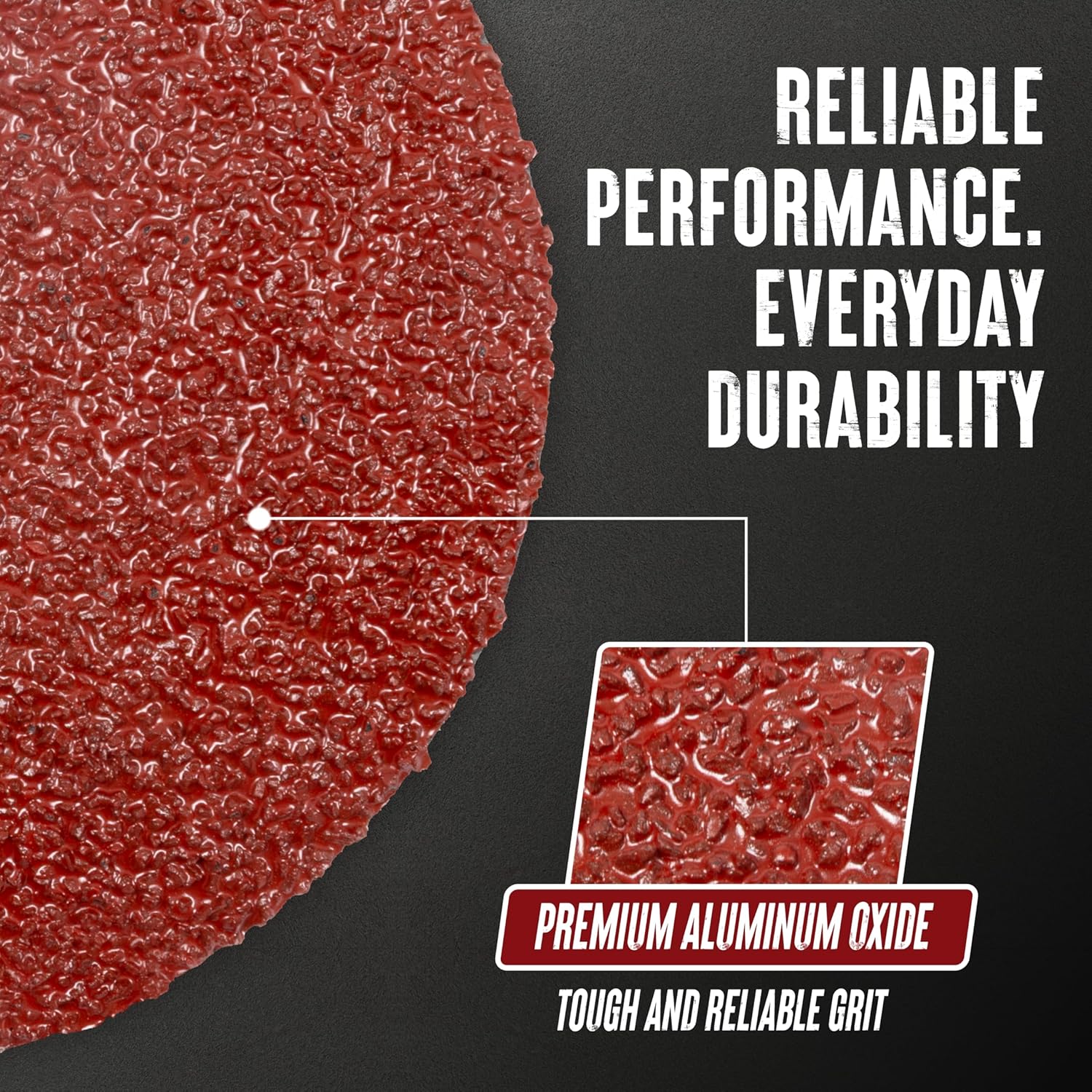 Aluminum Oxide Resin Fiber Sanding and Grinding Discs, 5” x 7/8”, 24 Grit - 25 Pack