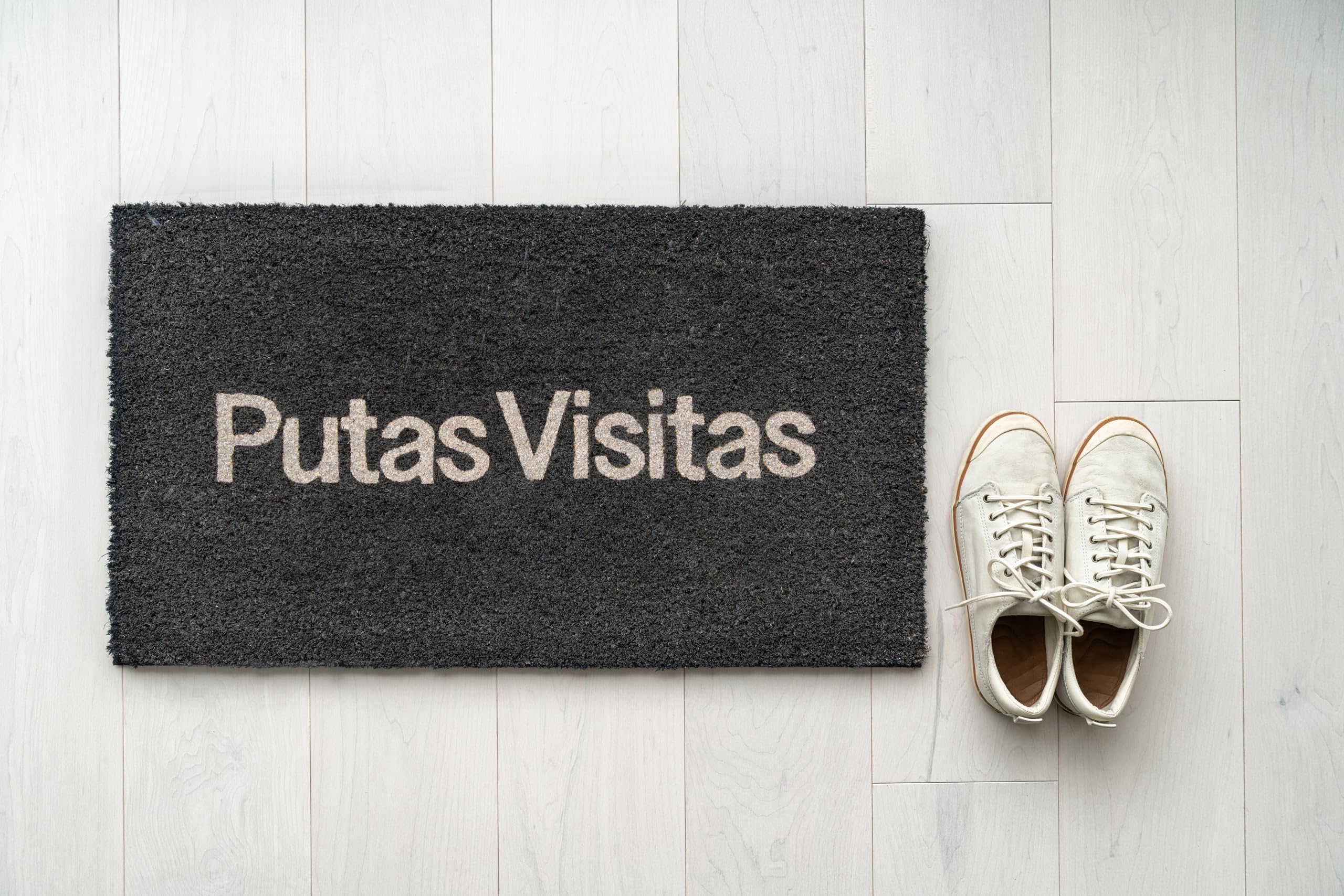 Zerbino In Cocco Dipinto A Mano Fisura - 70x40cm, Design Moderno Con Fondo Antiscivolo - Foto 6