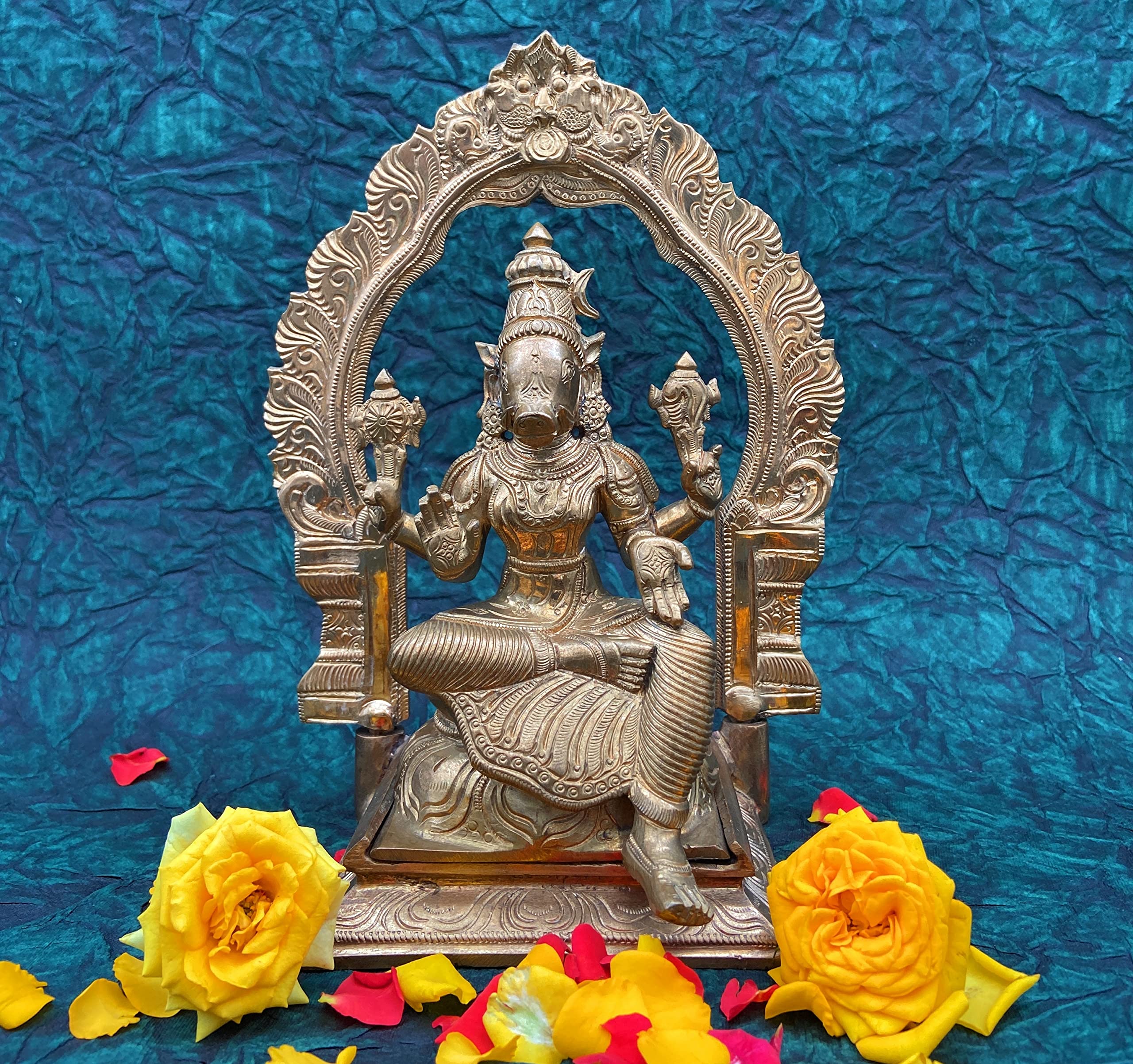 Buy Bhunes Bronze Panchaloha Goddess Varahi Amman Statue Idol Varahi