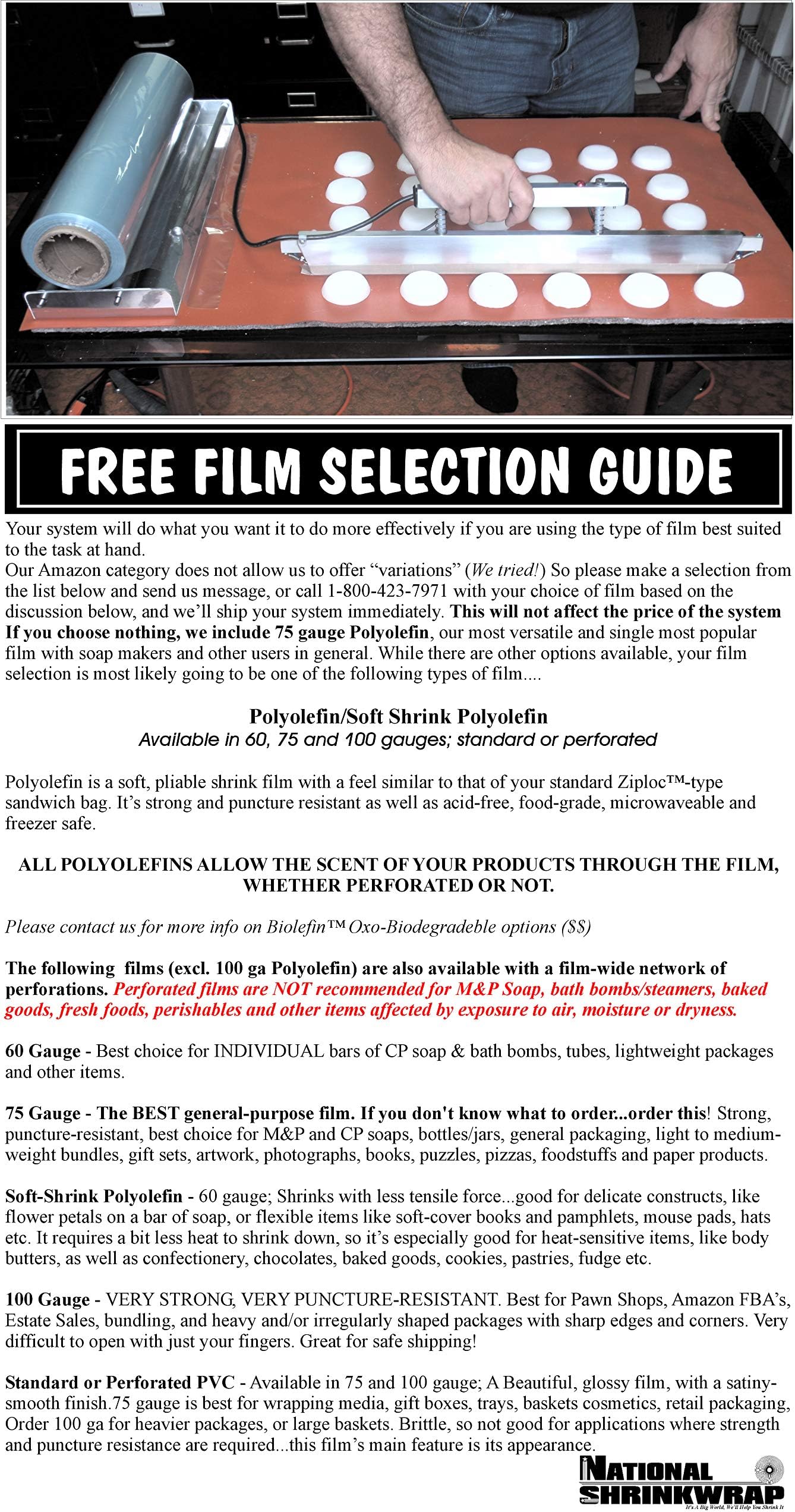 Manual Wand-Based Shrink Wrap System - The PackageMaster 18" System