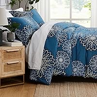 Vista 36 de Southshore Fine Living, Inc. Juego de funda de edredón tamaño King, reversible, juego de ropa de cama de microfibra de alta calidad, fácil cuidado