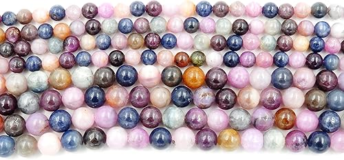 Miniatura 189 de Cuentas de piedras preciosas de primera calidad para la fabricación de joyas, cuentas de piedra natural preciosa al por mayor, 2 hebras de granate