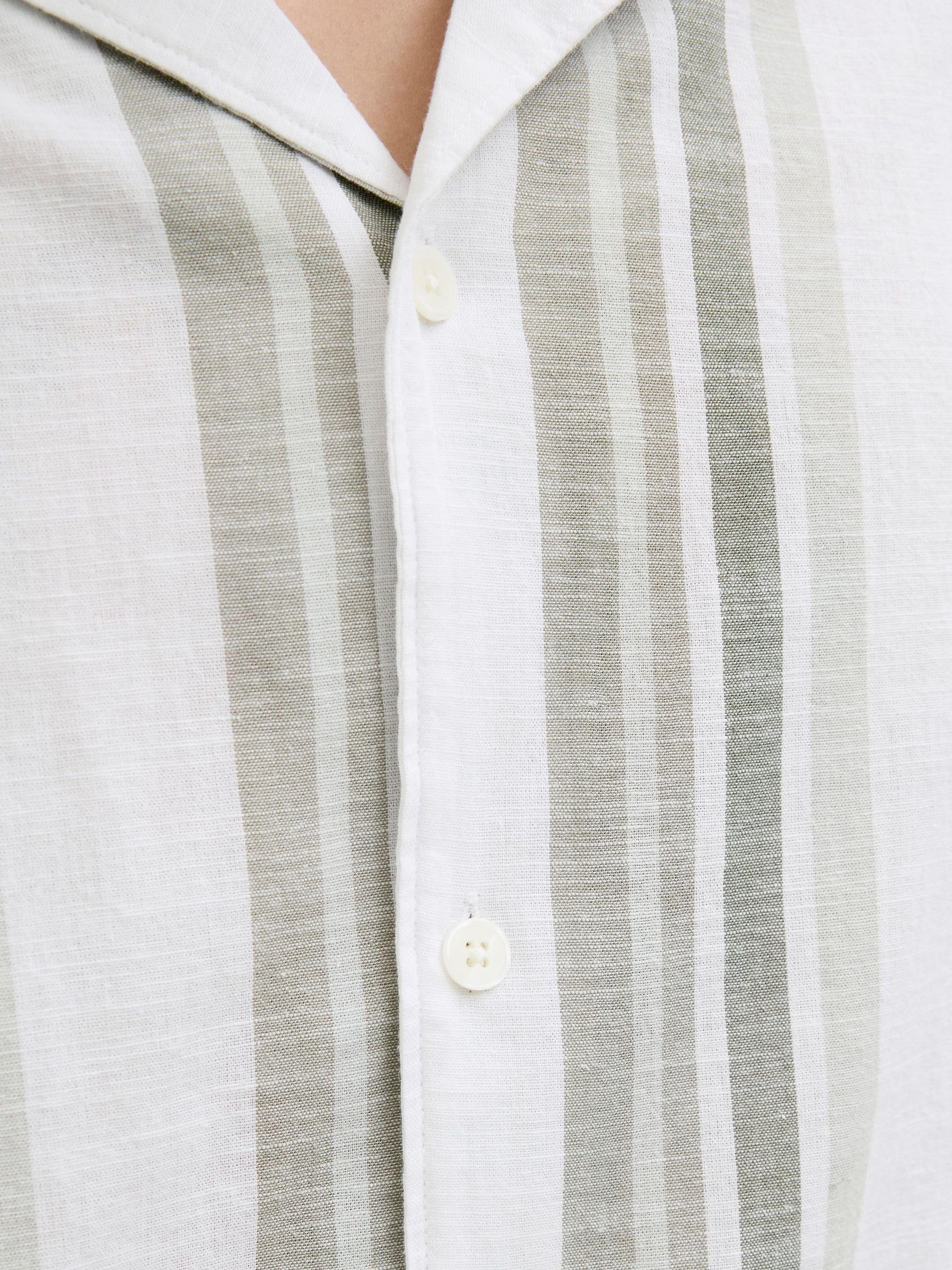 JACK & JONES Jprccsummer Stripe Resort S/S Shirt Sn Jprccsummer Stripe Resort S/S Shirt Sn Hombre (Pack de 1)