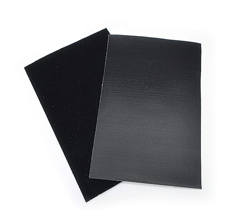 Miniatura 4 de Velcro Brand Elegante y fino rectángulo ancho para telas  6 x 4 pulgadas, negro  suave en la piel ultraligero  Parte trasera adhesiva no necesita