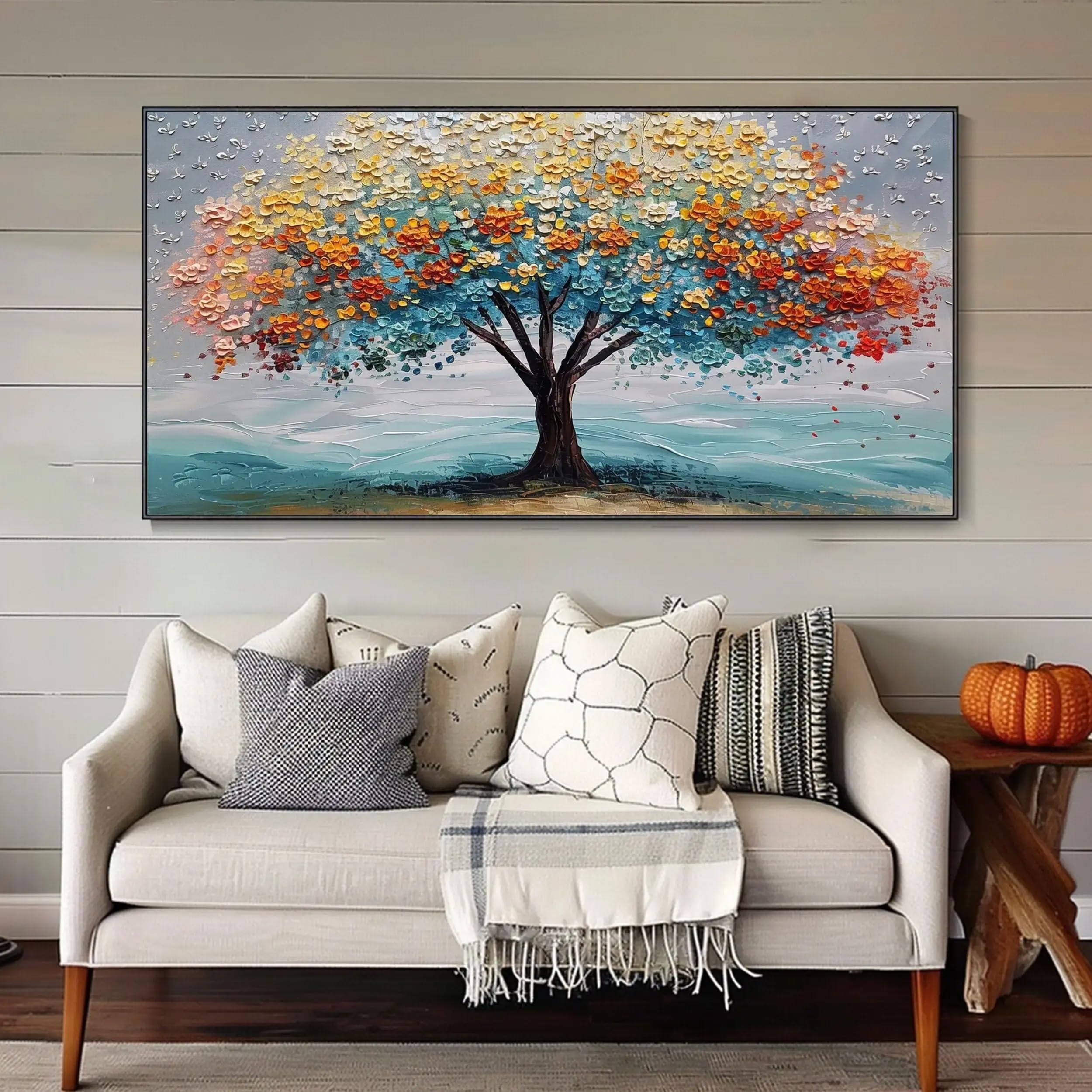 Impression sur toile Arbre de Vie : paysage bohème inspirant - 8