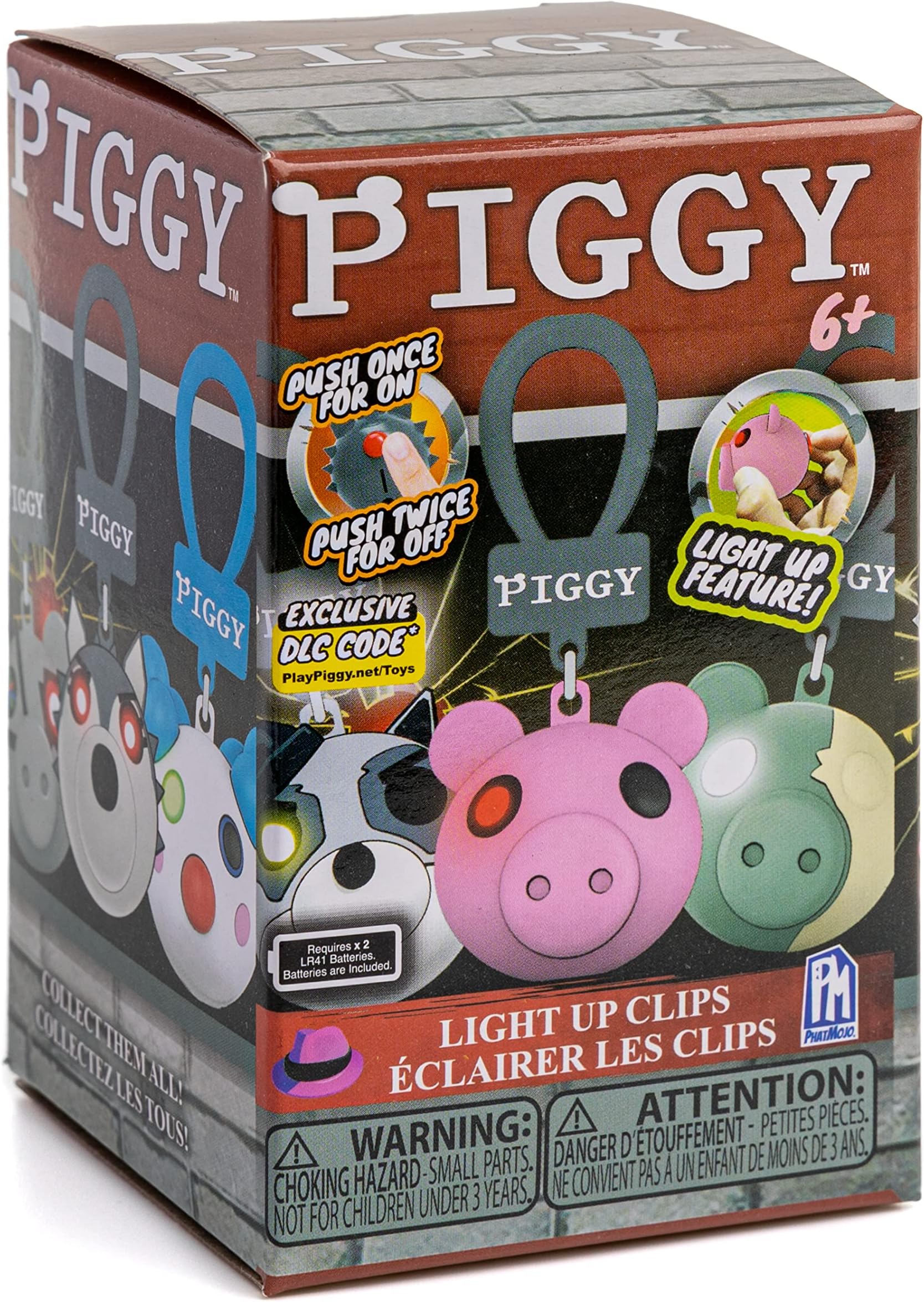 Mystery Box Character Light-Up Clips, Game Characters Blind Box, Includes DLC, Style May Vary, Collect All 10