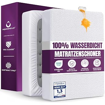 Utopia Bedding Mattress Protector 90 x 190 x 40 cm Waterproof Oeko-Tex Certified Mattress Topper Breathable Mattress Protector All-Round Elastic