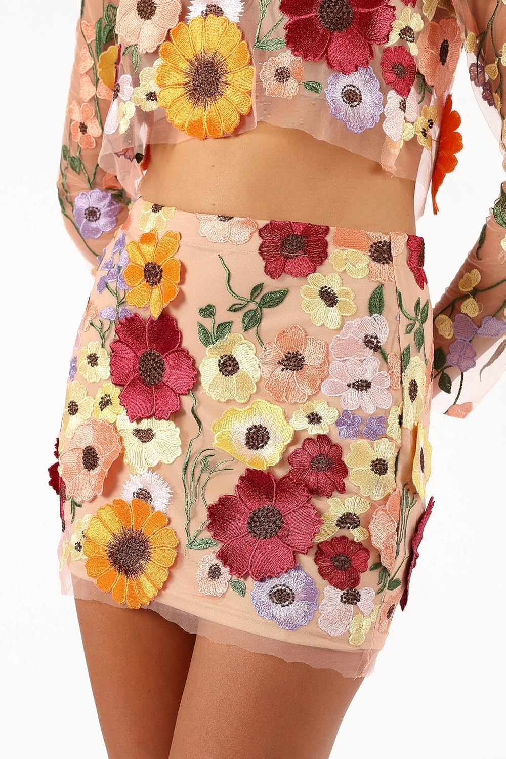 Petal & Pup Women's Wrenn-Skirt-Pink-Bloom