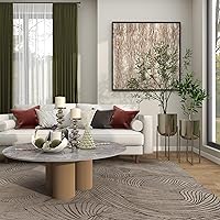 Vista 15 de Deco 79 Maceta de metal para interiores y exteriores, maceta grande con soporte extraíble, juego de 2 macetas de 19 pulgadas, 22 pulgadas de alto