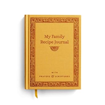 My Family Recipe Journal: With Prayers & Scriptures Hardcover – November 27, 2021