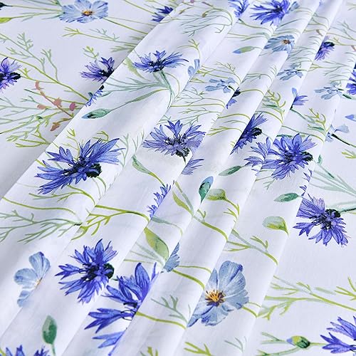 Miniatura 4 de EnvioHome Sábanas de tamaño King, 4 piezas, sábanas de 100% algodón natural, suaves, ligeras, transpirables, de lujo, tejido de percal de lujo con