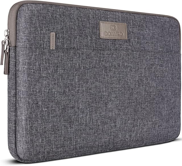 DOMISO 10 inch Tablet Protective Laptop Sleeve Case Waterproof Carrying Bag for 9.7"10.5" 11" iPad Pro/10.5" iPad Air/Microsoft Surface Go 2018/Samsung Galaxy Tab S3 S4/Lenovo Ideapad D330, Dark Grey