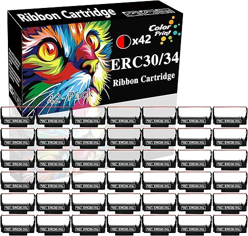 Cinta de repuesto compatible ERC30 ERC34 ERC38 para ERC-30 ERC-34 ERC-38 ERC 30 34 38 cinta de tinta de caja registradora utilizada para NK506 Cinta de repuesto compatible ERC30 ERC34 ERC38 para ERC-30 ERC-34 ERC-38 ERC 30 34 38 cinta de tinta de caja registradora utilizada para NK506