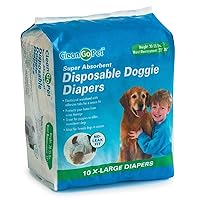 Algopix Similar Product 3 - Clean Go Pet Disposable Doggie Diapers