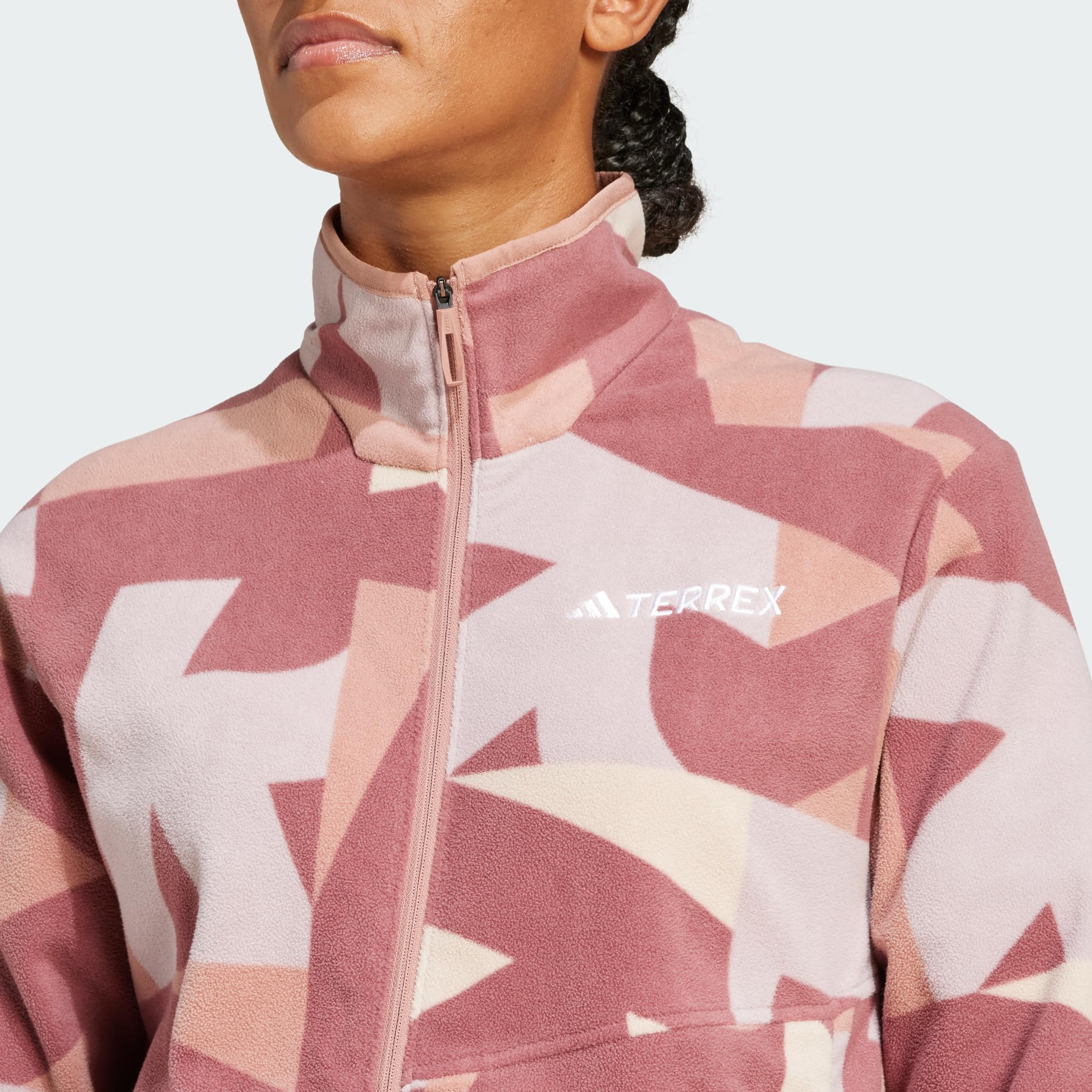 adidas Women's Terrex Multi Printed Full-Zip Fleecejacke