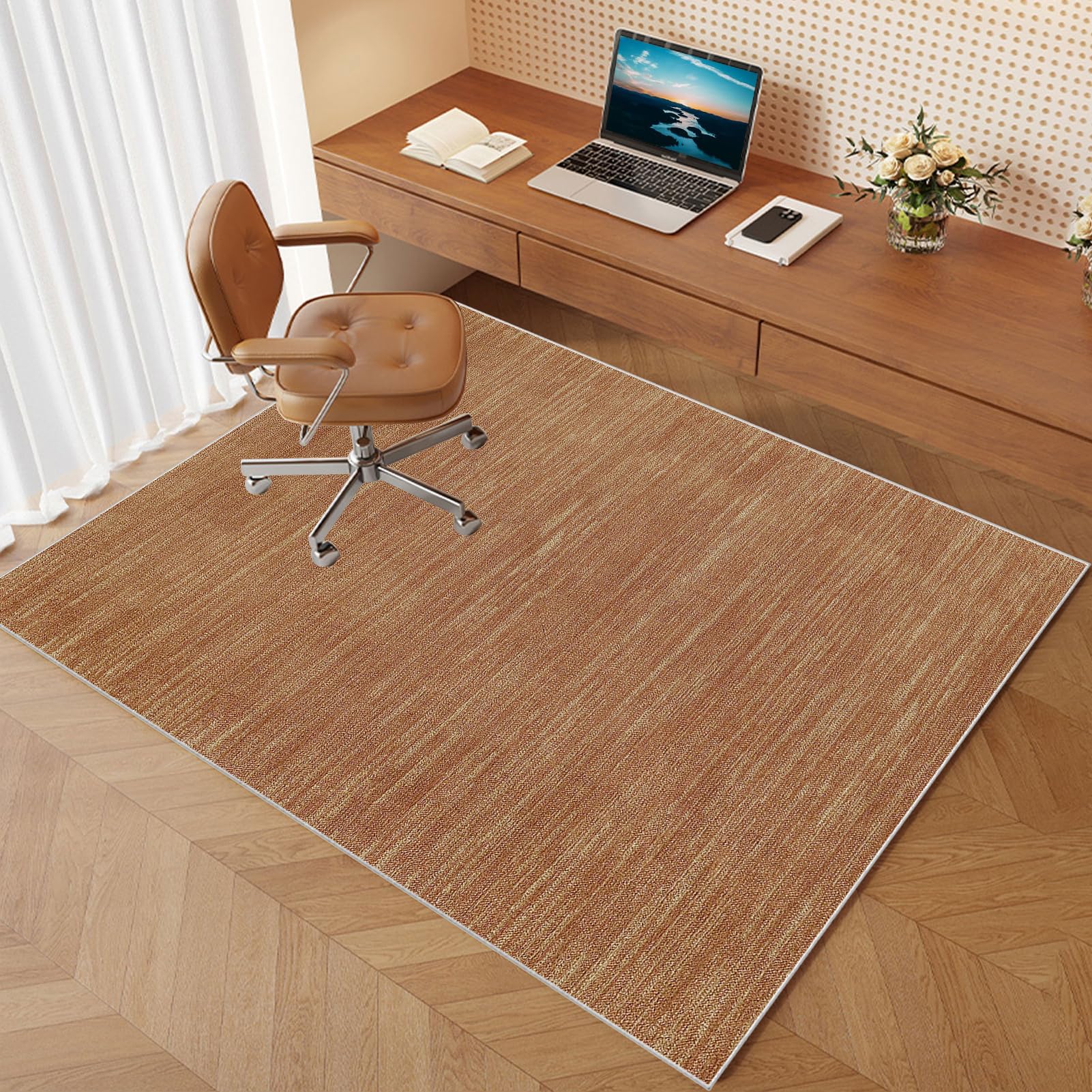 Office Mat for Carpet Non Slip Floor Protectors Mats Protectors for Rolling Chairs Heavy Duty Gaming Chair Mat Multi-Purpose Floor Protectors for Hardwood Floors Tile Laminate Floor 70 x 100 cm