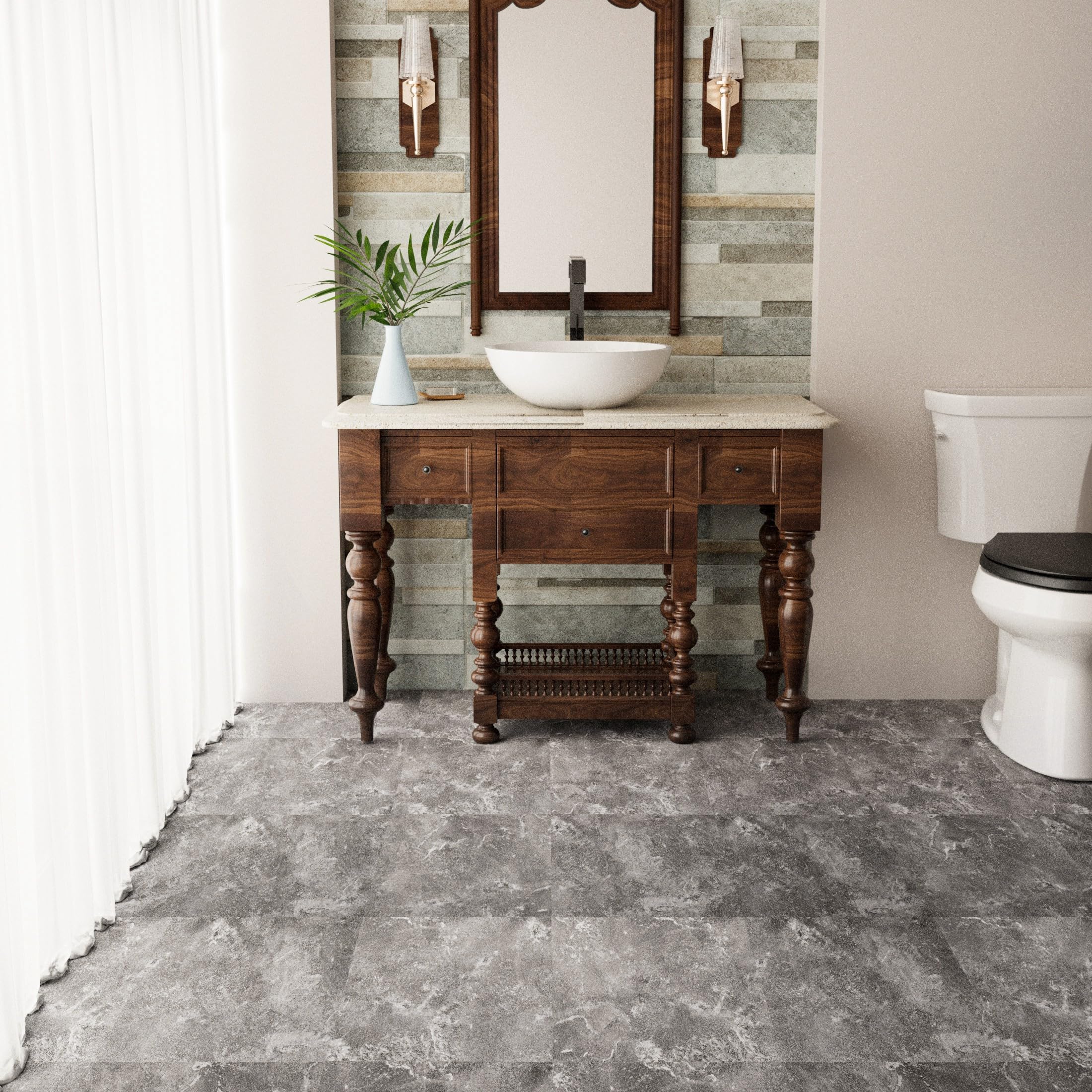 ARTENS - PVC vloerbedekking Tolu - click vinyl tegels - vinyl vloer