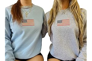 Up2ournecksinfabric Trendy USA Cropped T-shirt