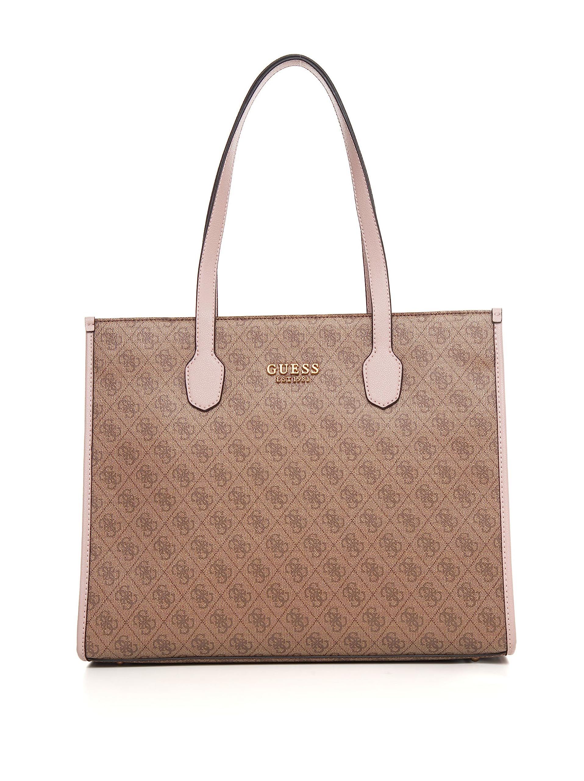 GUESS Borsa donna Silvana girlfriend tote latte multilogo/rosewood BS23GU41 SN866524