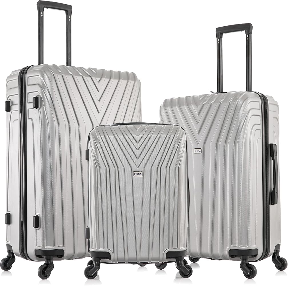 Amazon.com | InUSA VASTY Luggage with Spinner Wheels | Durable