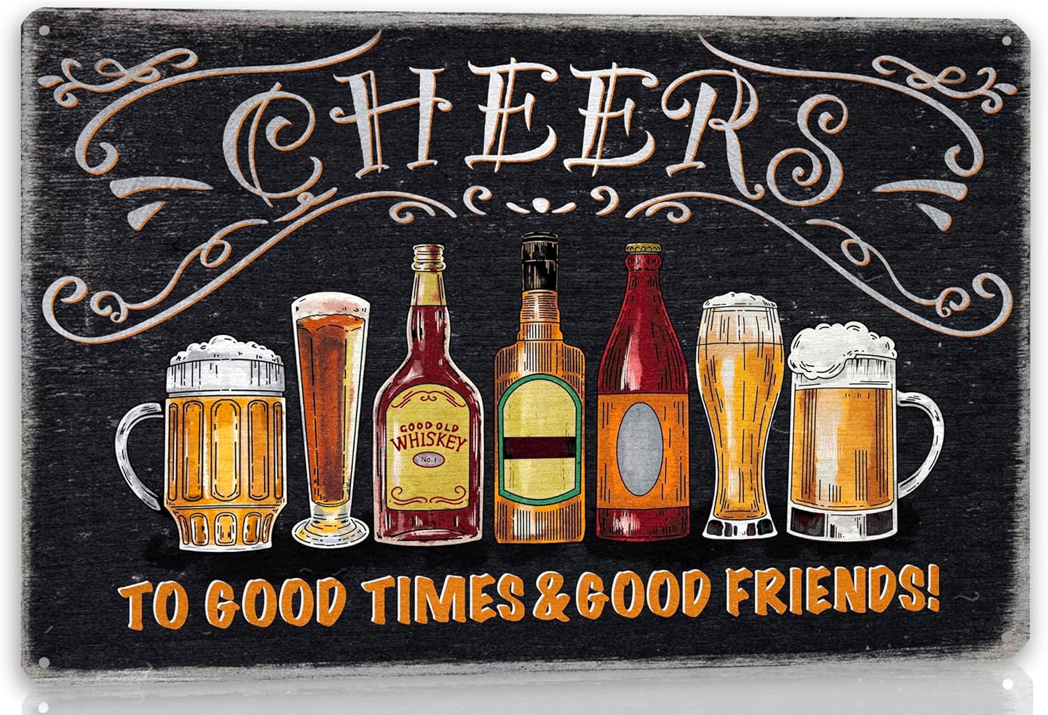 Amazon.com: Vohaji Vintage Bar Signs for Home Bar Cheers to good time ...
