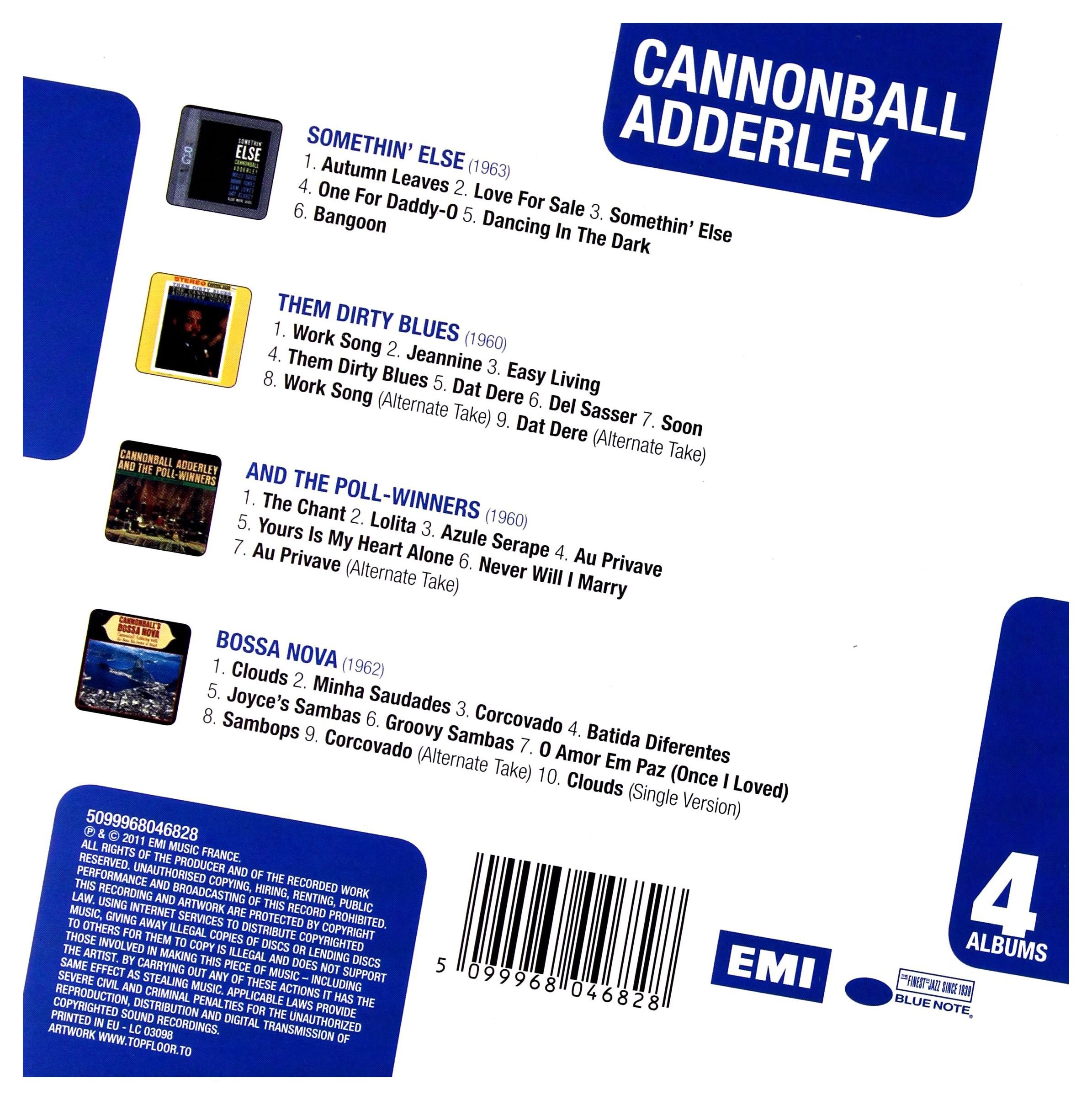 somethin' else/them dirty blues/cannonba 4cd boxse