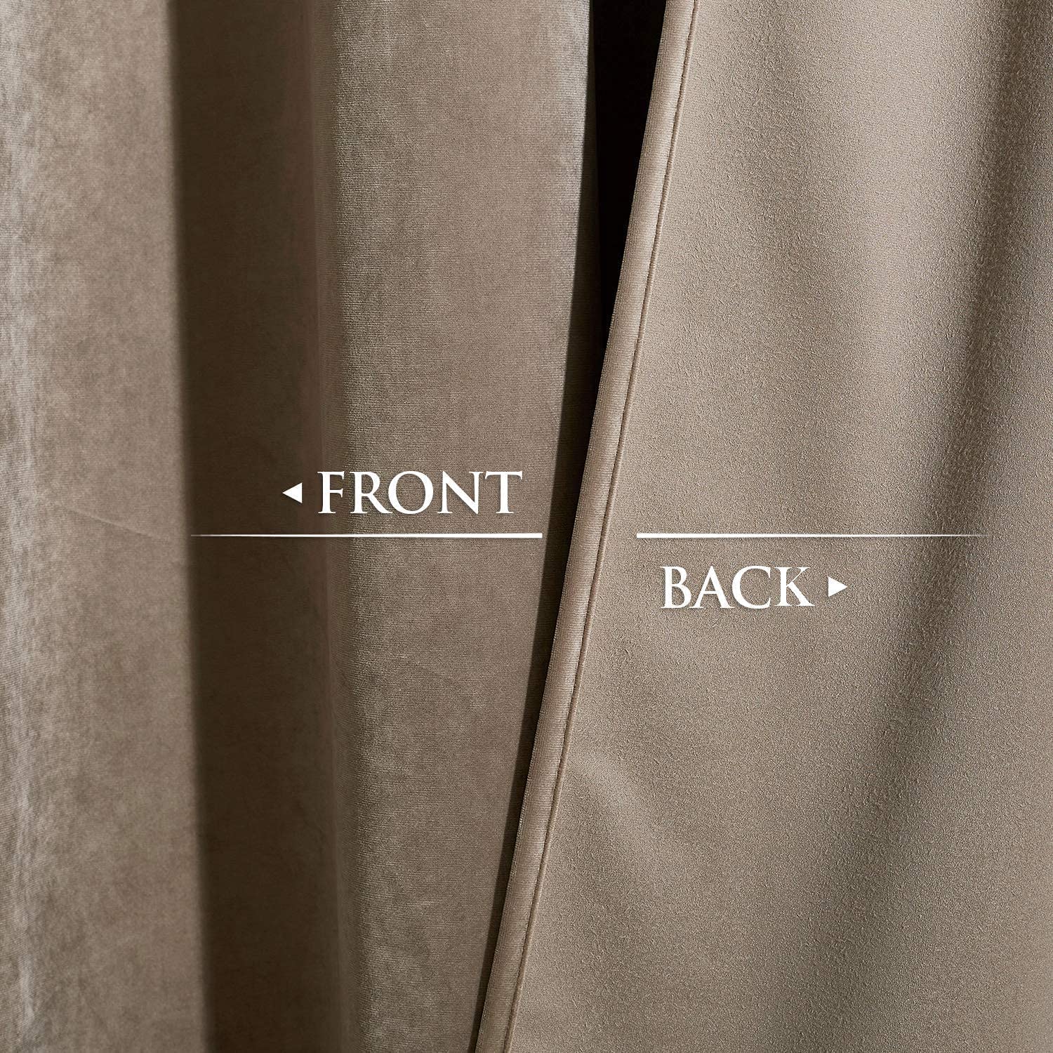 aeTHEric Velvet Curtains Light Blocking Velvet Curtain Panels Privacy Eyelet Panels Drapes for Bedroom/Sliding Glassfor Living Room Bedroom Kitchen 7 feet 2 pc 2