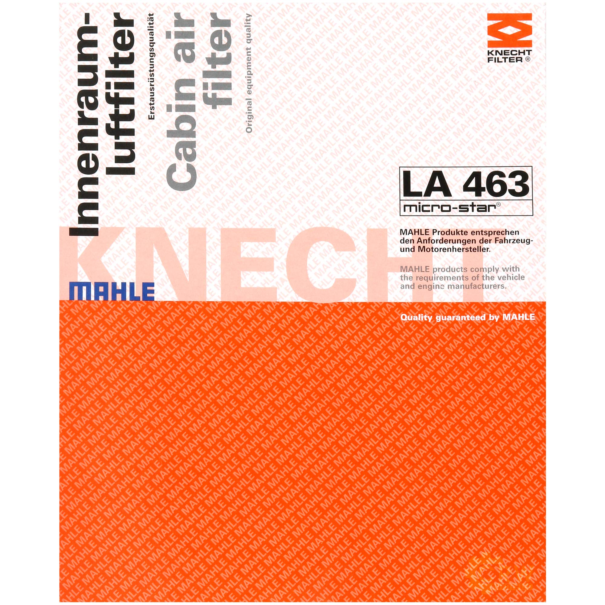 Paquete de inspección Kit de mantenimiento con filtro de aceite OC 1063, filtro de aire LX 2633, filtro de cabina LA 463, tornillo de cierre