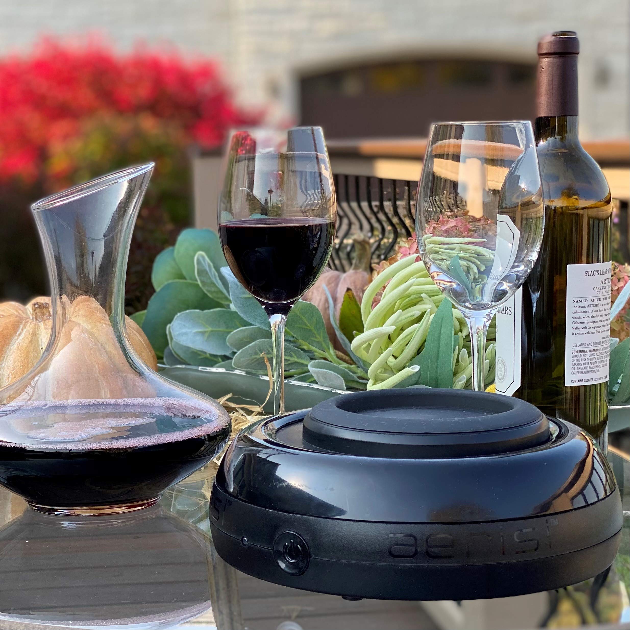 Aerisi Wine Aerator System with Decanter Premium Automatic Wine