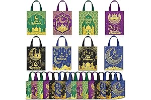 Photect 32Pcs Ramadan Gifts Bags Reusable Ramadan Kareem Party Treat Bags