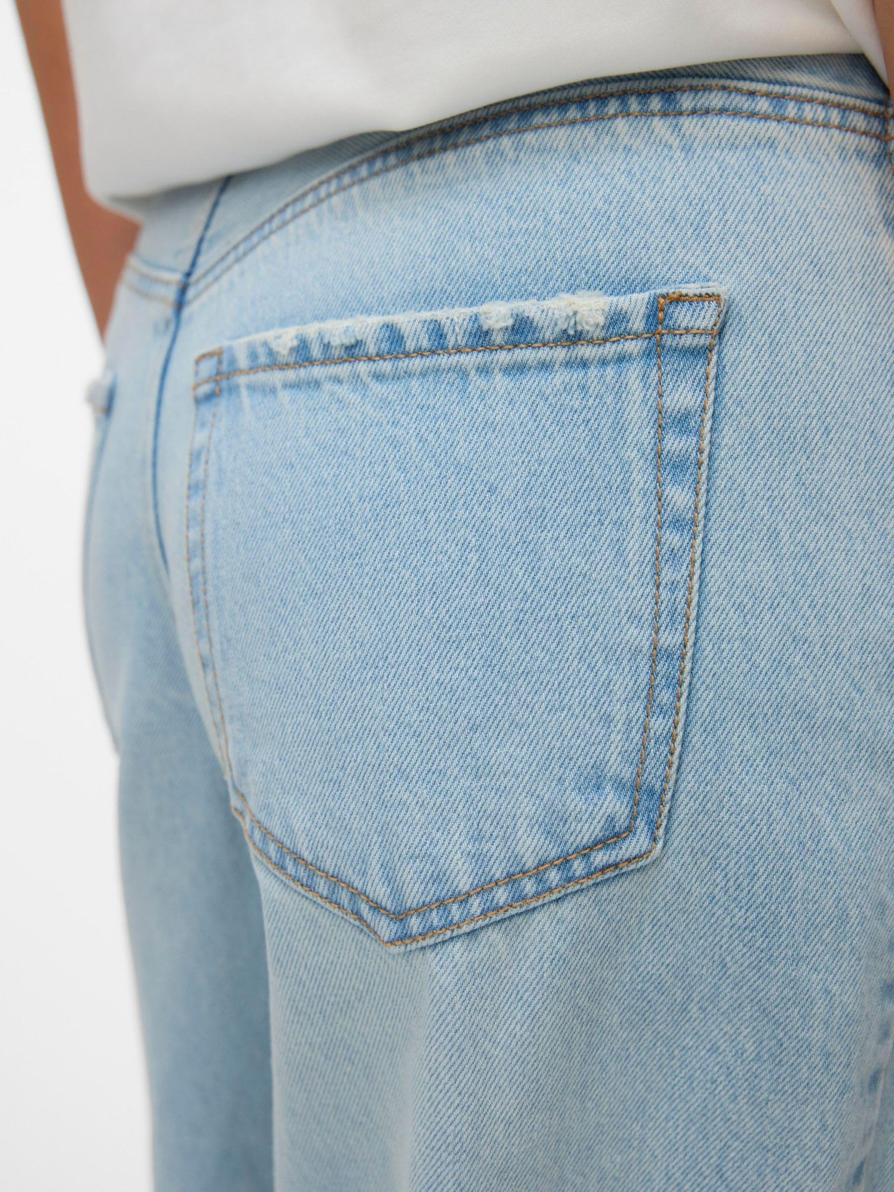 VERO MODA Damen Vmbillie Hr Barrel ANK Jeans Mix Ga Noos Female Mom Jeans Vmbillie Hohe Taille Barrel Fit Jeans