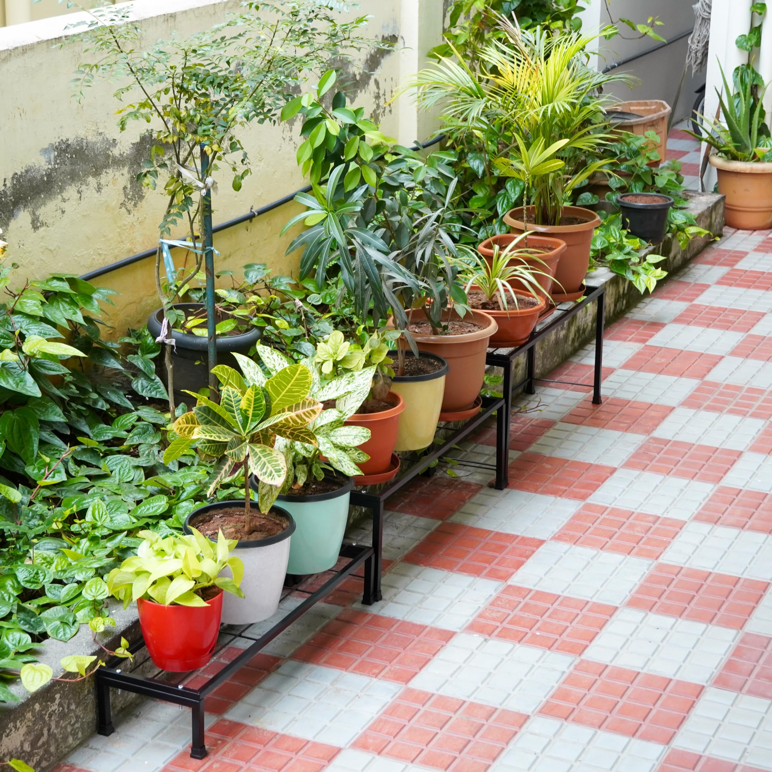 Livzing Tiered Plant Stands - Black Set of 3 -9