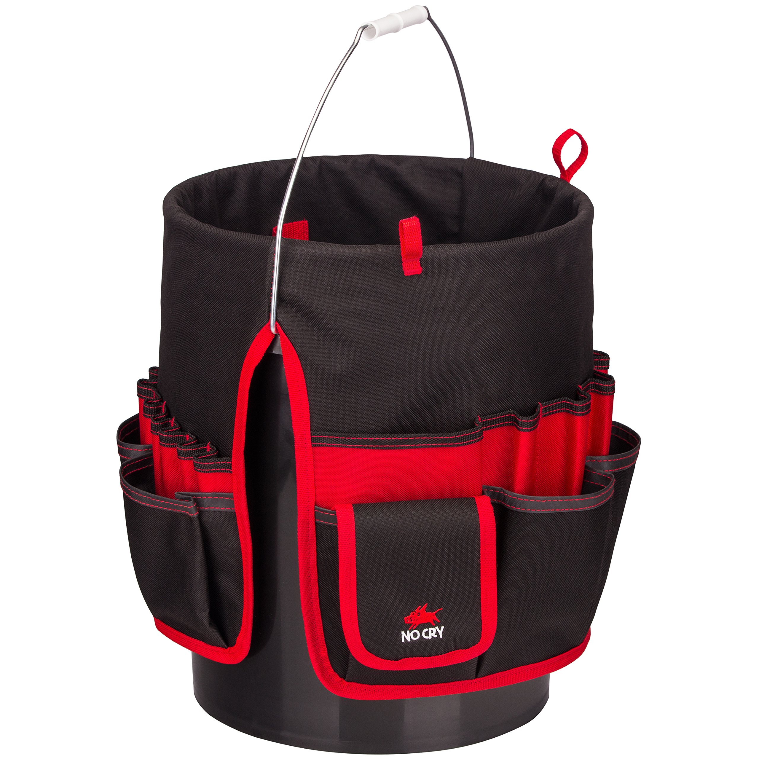 Buy NoCry Heavy Duty Bucket Organizer with 35 Pockets, 5 Tool Loops