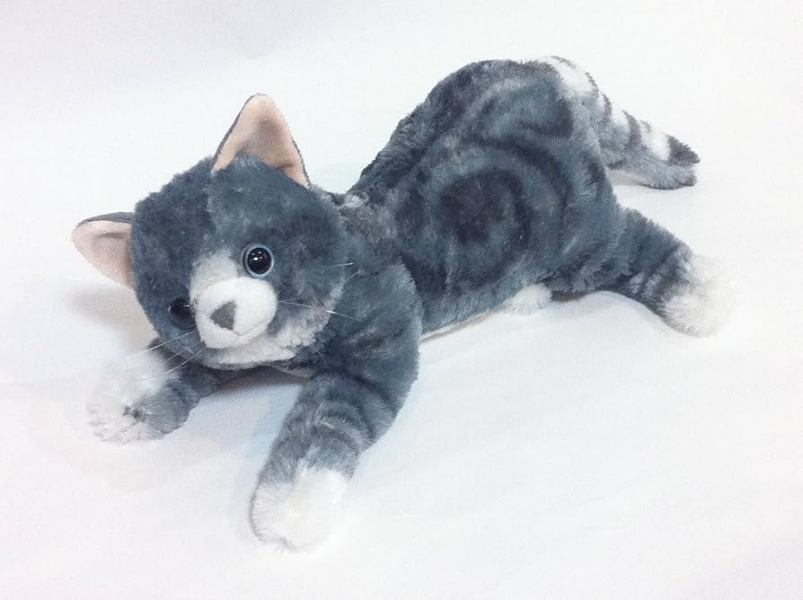 ひざねこ 猫のぬいぐるみ おひざのうえでなでなでねこちゃん Amazon.co.jp: おひざのうえでなでなでねこちゃんDX アメショー