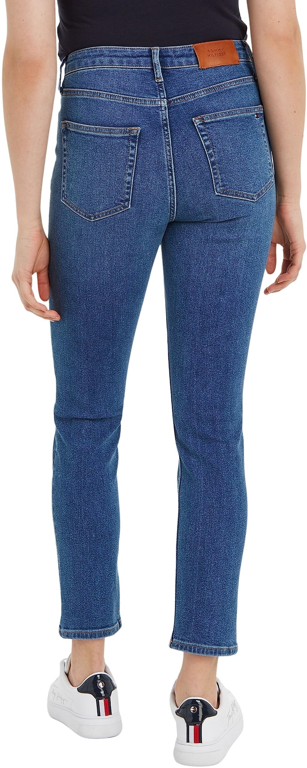 Tommy Hilfiger Slim Cigarette Hw A Jane Ww0ww39617 - Spodnie jeansowe Kobiety