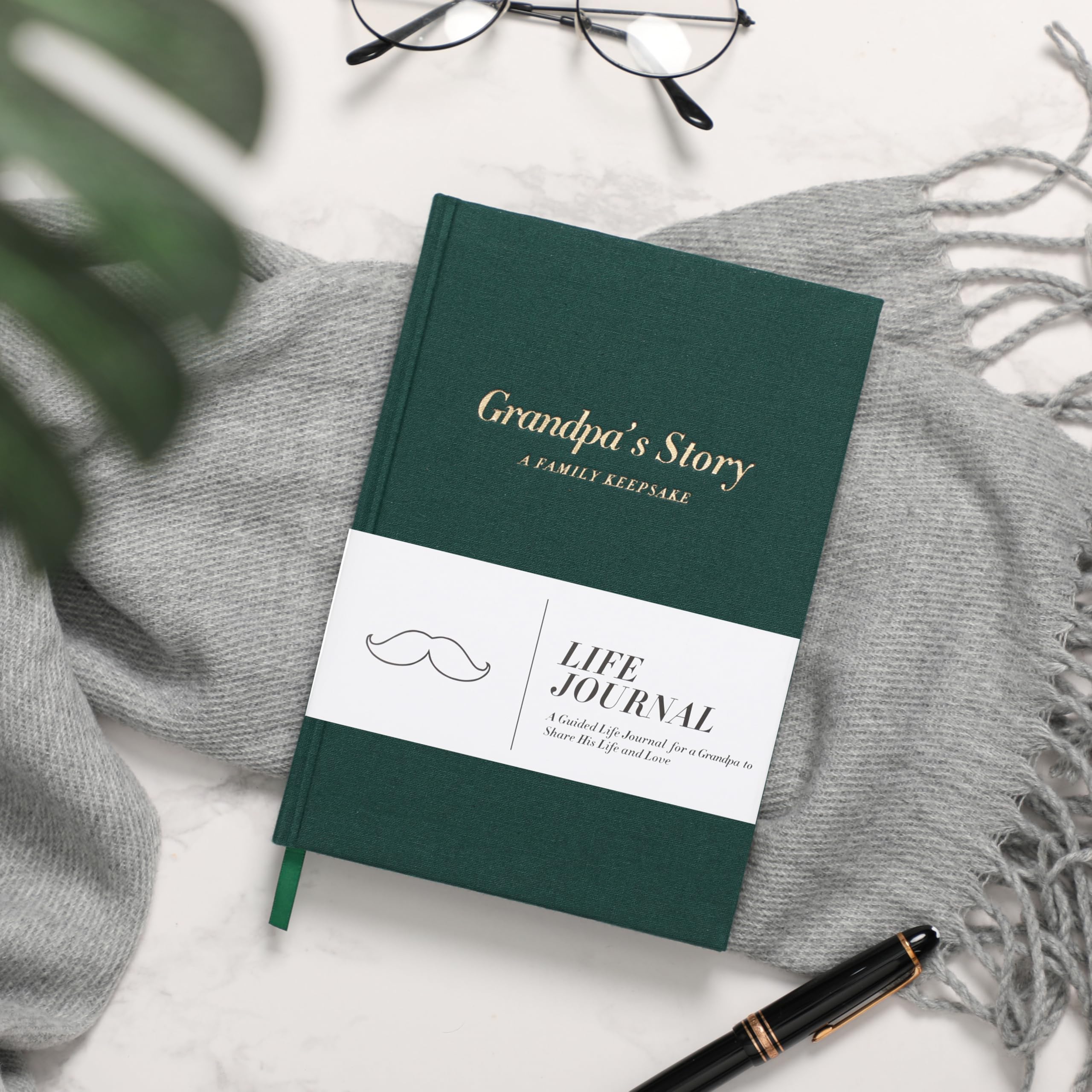 Opas Geschenk, Opas Life Story Journal, bedeutungsvolle Andenken Geschenke für Großvater zum Vatertag, Geburtstag, Großelterntag und Weihnachten, Opa Buch zum Ausfüllen, Buch enthält Hunderte von