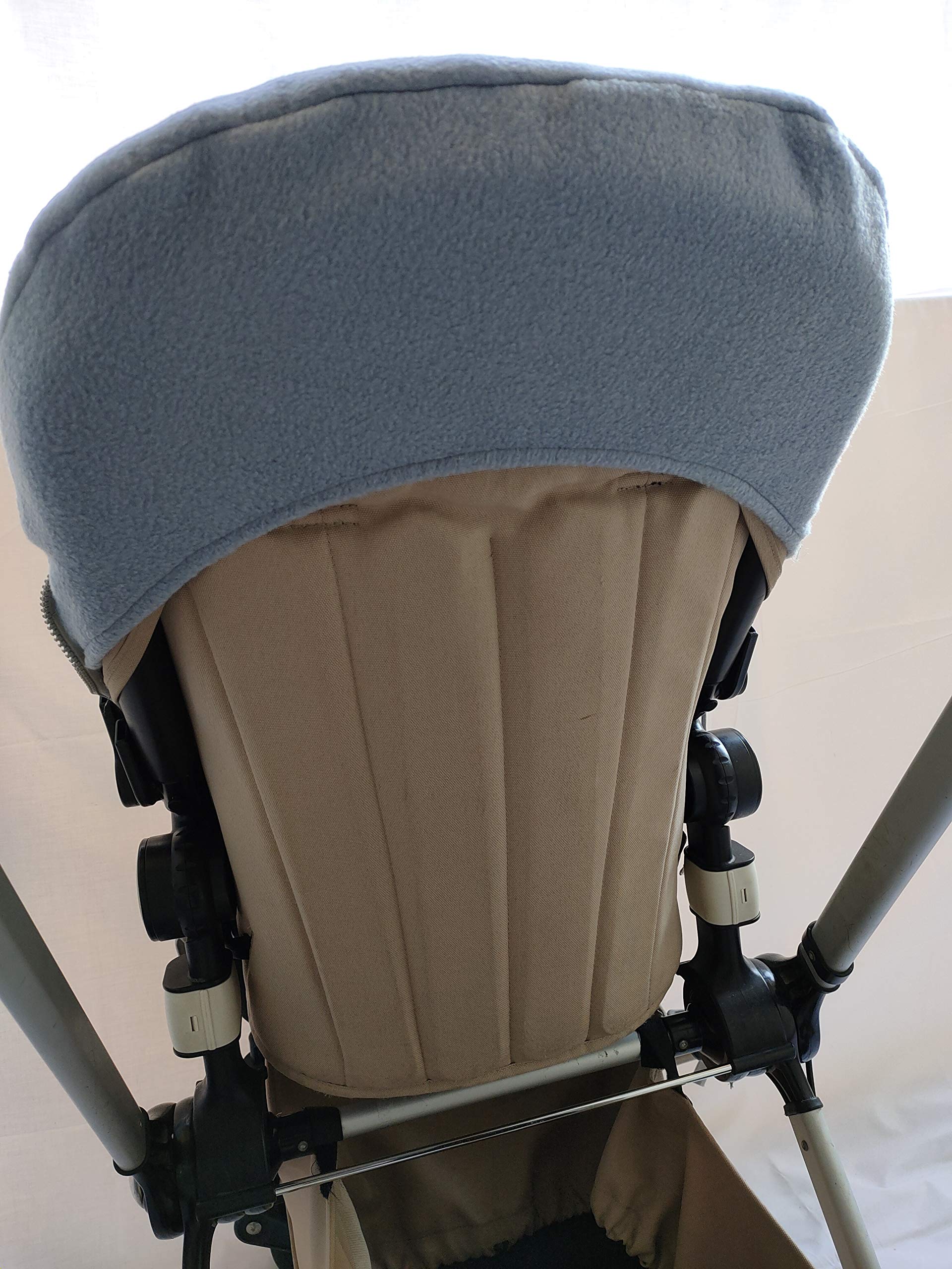 moon-bebe Universal-Fußsack aus Baumwolle für Kinderwagen, grau, Gepäckkoffer