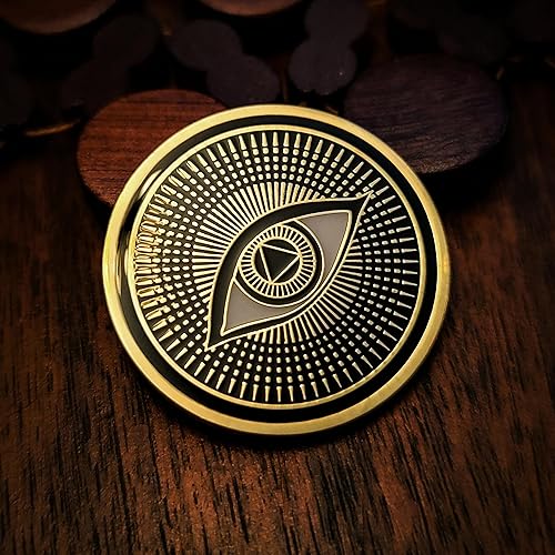 Miniatura 2 de Ficha de afirmación de regalo de recuperación de monedas AA con chip de sobriedad  Medallón de Alcohólicos Anónimos Chapado en Oro