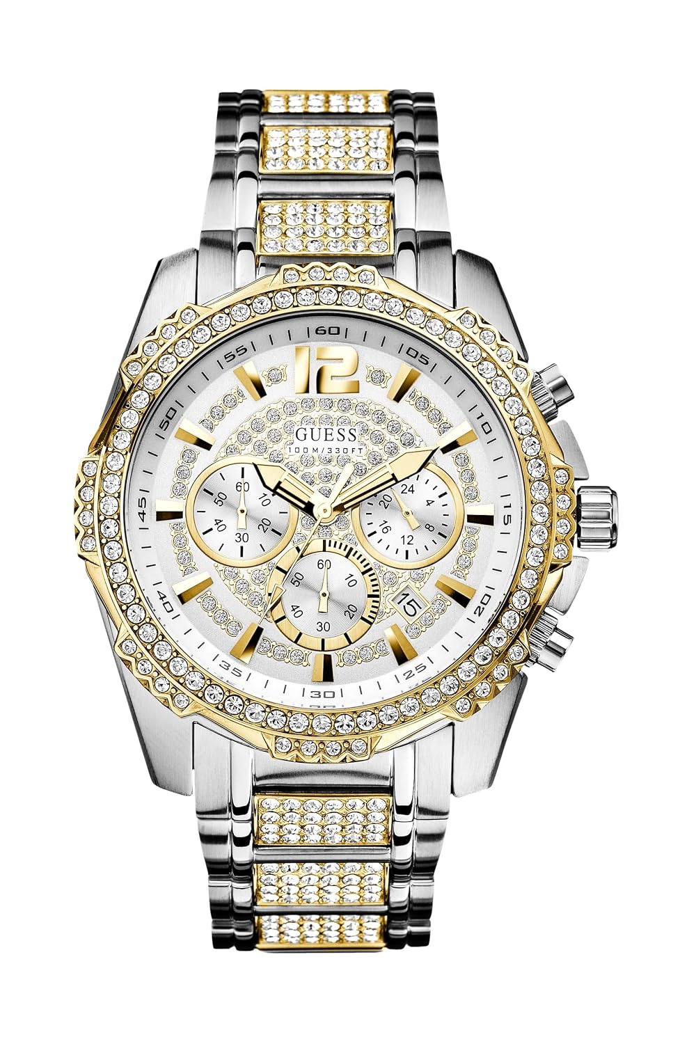 GUESS Analog White Dial Men’s Watch-U0291G4M GUESS Analog White Dial Men’s Watch-U0291G4M
