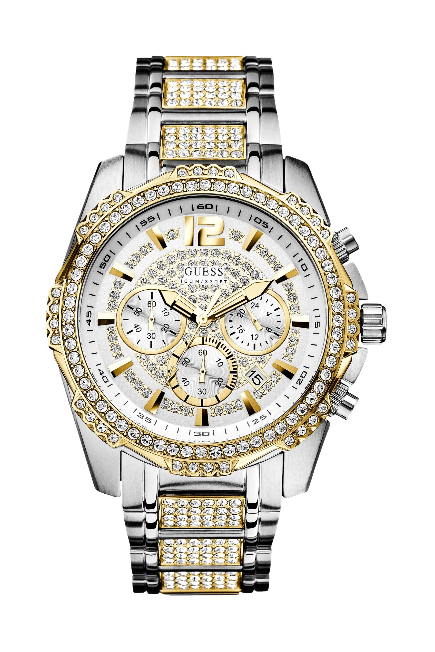 See full amazon price history chart for GUESS Men White Round Stainless Steel Dial Analog Watch-U0291G4M GUESS Men White Round Stainless Steel Dial Analog Watch-U0291G4M (B07HBLDVP3) Amazon Price History, Amazon Price Tracker