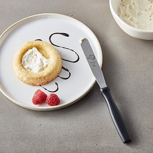 Miniatura 4 de Mercer Culinary Espátula recta, 4.25 pulgadas, acero inoxidable, negro