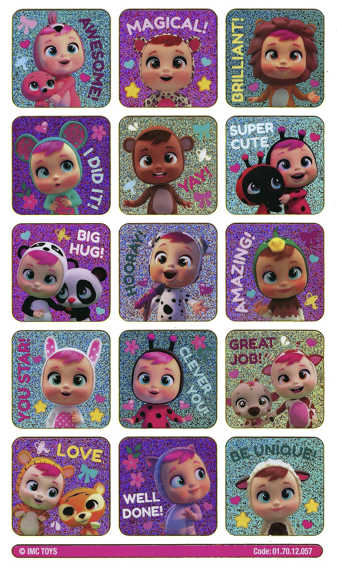 Christmas Cry Babies Paper Projects Cry Babies Paquete De Calcomanías Surtidas Bebés Llorones